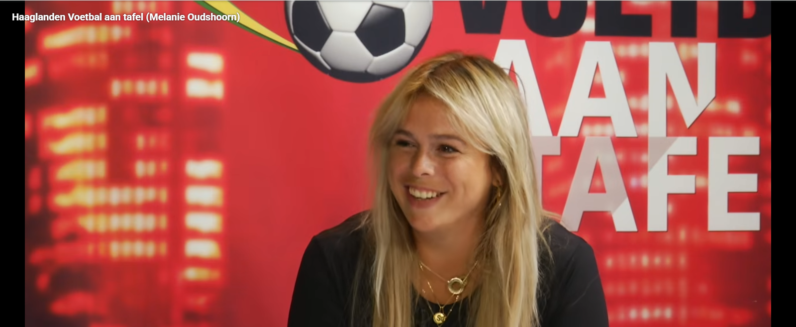 Onze voorzitter Melanie Oudshoorn te gast bij Haaglanden Voetbal TV!