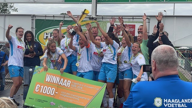 Promovendus Forum Sport Vr. 1 ook winnaar van het Haaglanden Voetbal toernooi!