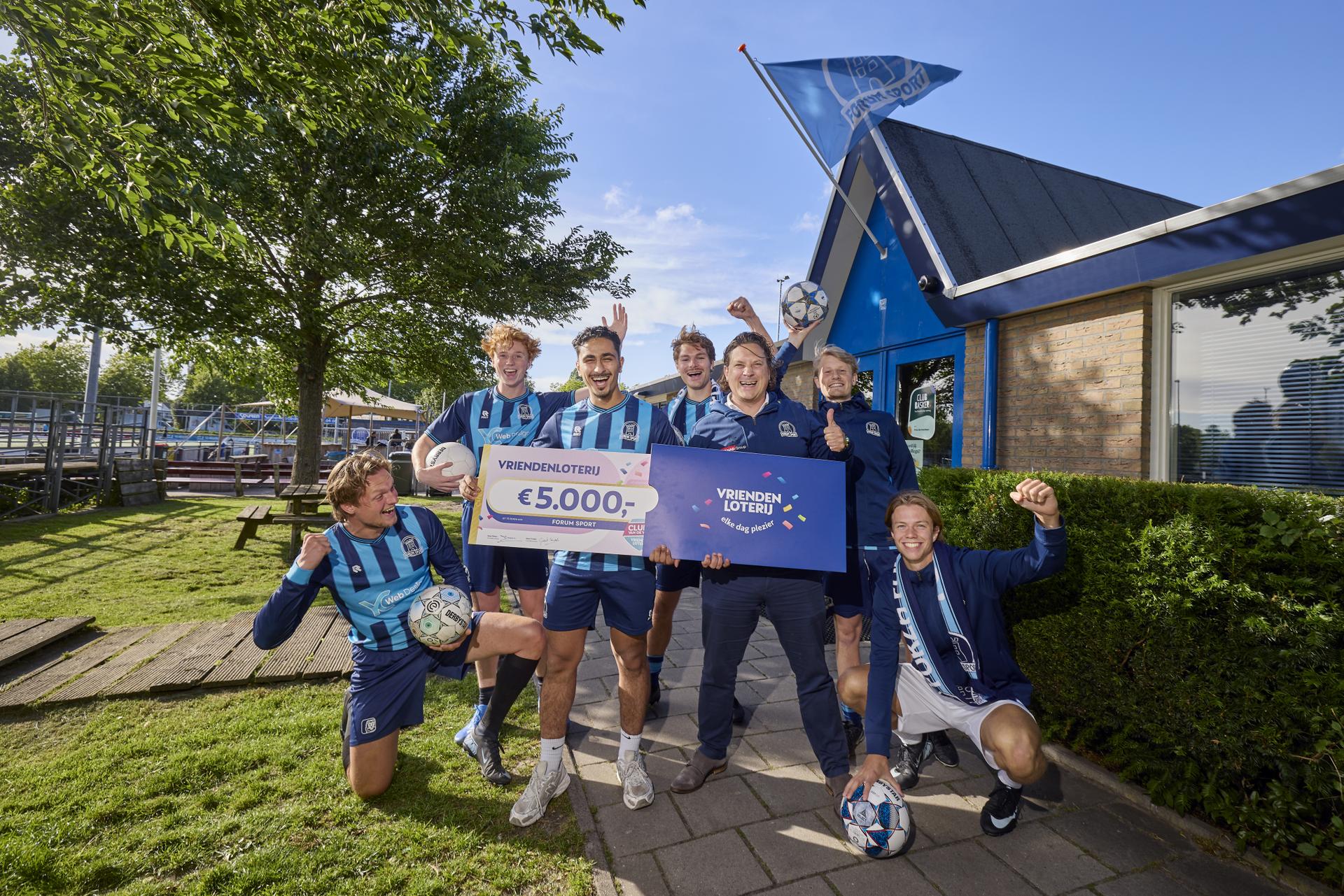 Forum Sport ontvangt 5.000 euro van VriendenLoterij