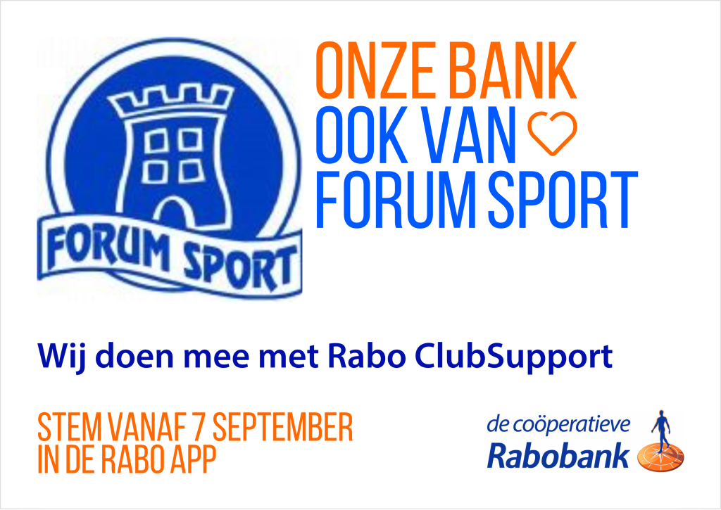 Stem vanaf 7 september op Forum Sport!