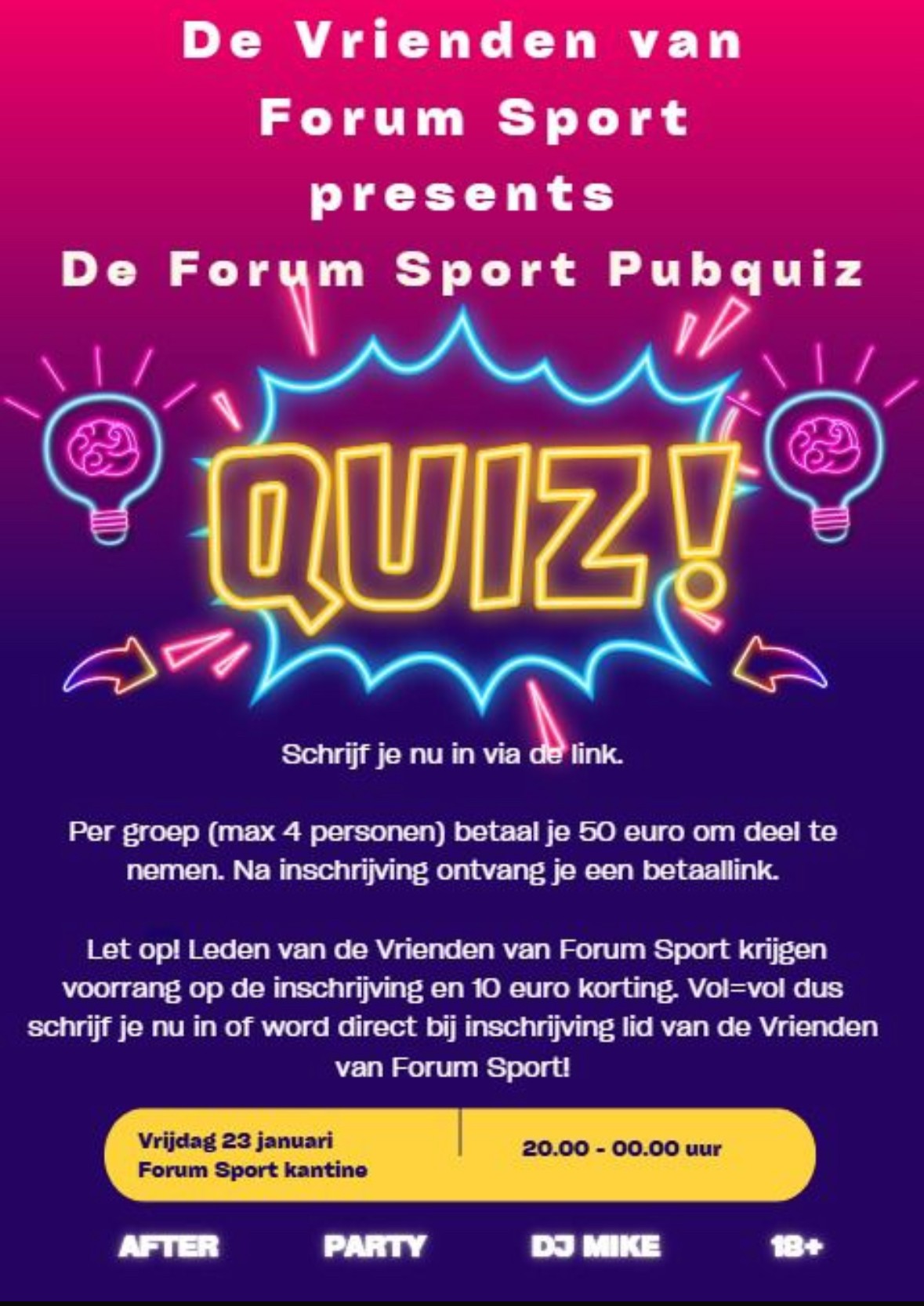 PUBQUIZ op vrijdag 23 januari!!!!!
