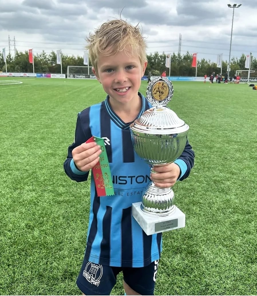 Pupil van de week bij de wedstrijd Forum Sport 1 tegen RKDEO 1 is Lux Brandwijk