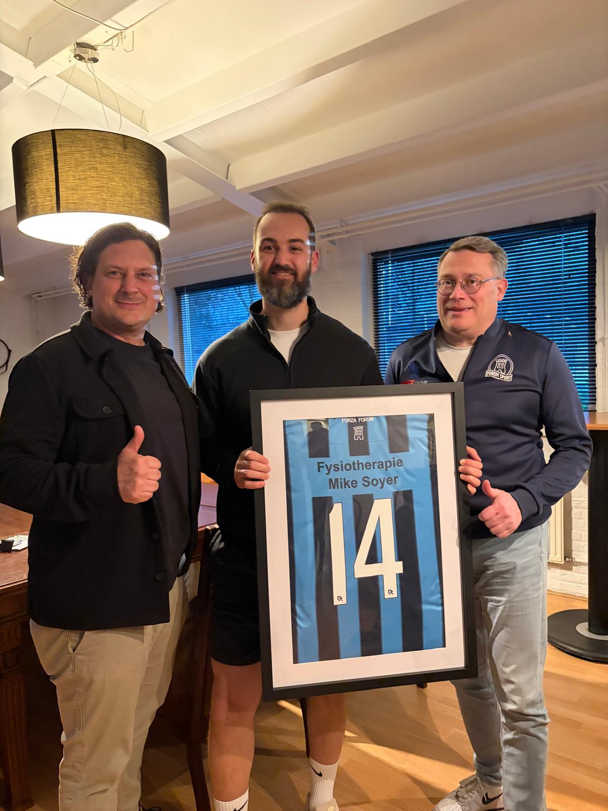 Hechte band blijft groeien: Fysiotherapie Mike Soyer belangrijke partner van Forum Sport!