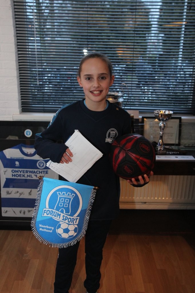 Feli v.d. Sterre heeft genoten als pupil van de week!