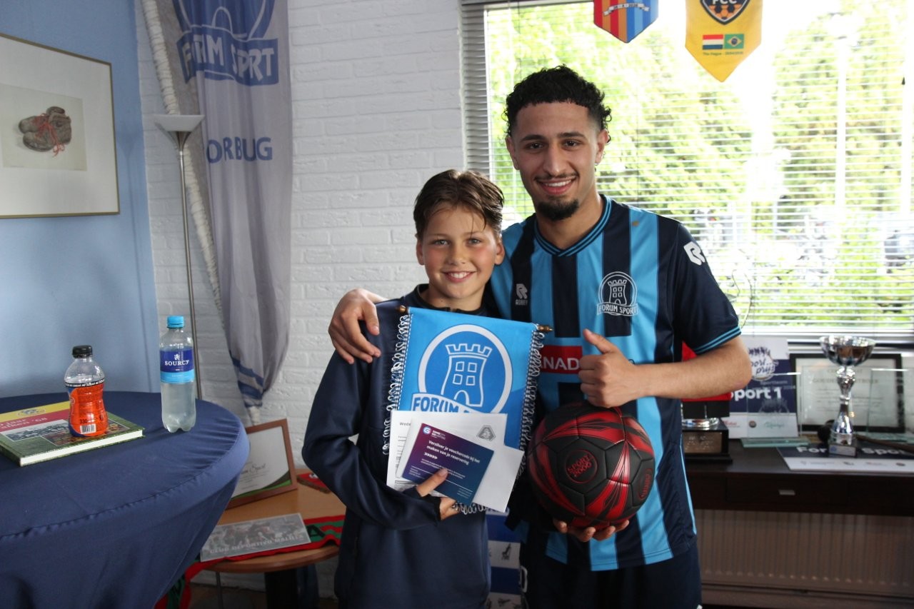 Jesaya Teunissen had topmiddag bij Forum Sport-DSO!