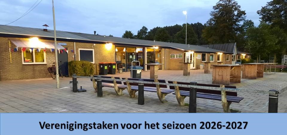 Nieuw rooster voor de verenigingstaken 2026-2027!